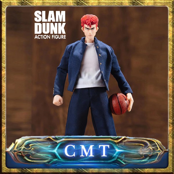 Dasin Model - Slam Dunk Basketball #10 Hanamichi Sakuragi Plain Cloth Set S.H.Figures Action Figure